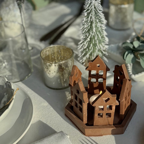 Chocolate House Table Decoration