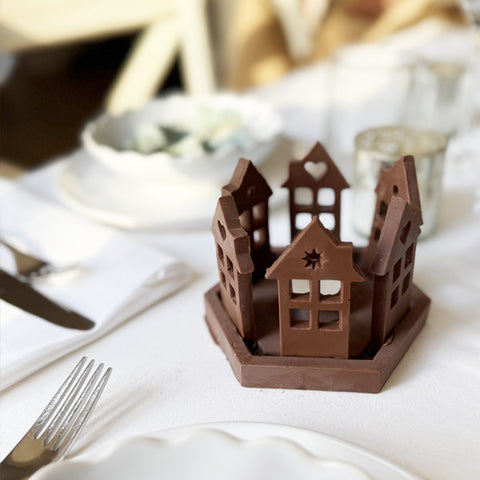 Chocolate House Table Decoration