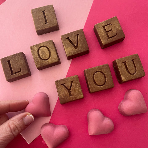 I Love You Chocolate Message