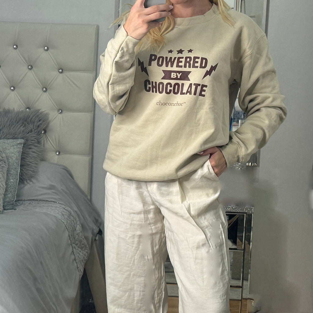Powered by Chocolate sweatshirt