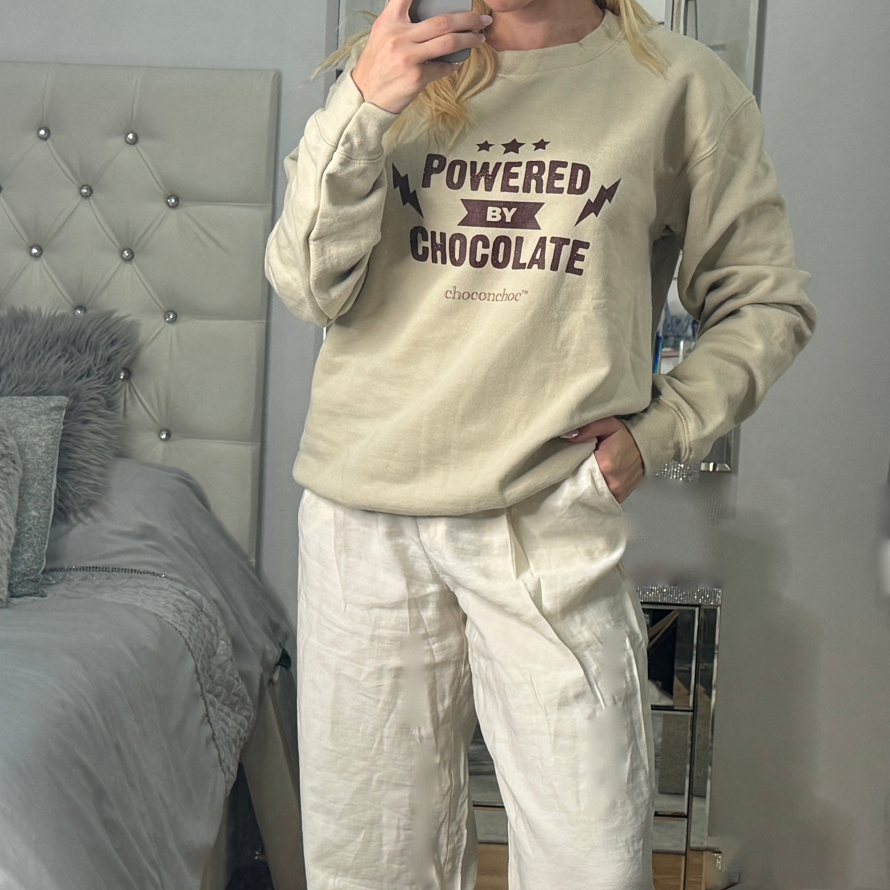 Powered by Chocolate sweatshirt