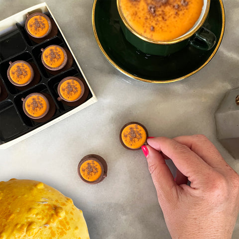 Pumpkin Spiced Chocolate Cappuccino Cups