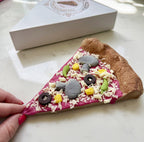Chocolate Veggie Pizza Slice