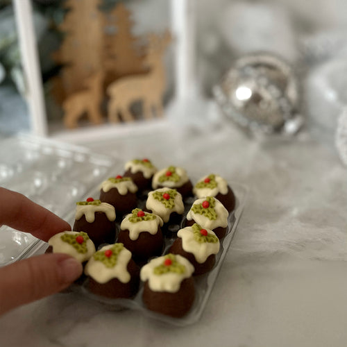 Caramel Filled Christmas Puddings