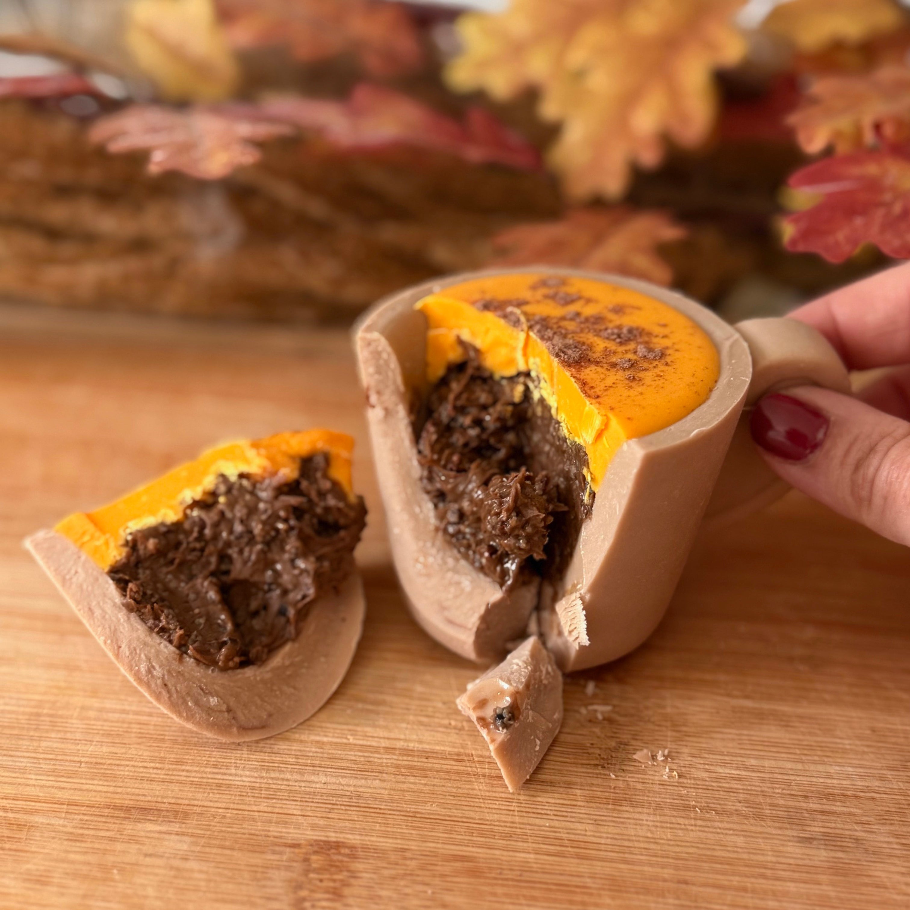 Pumpkin Spiced Chocolate Coffee Cup – Choc on Choc1