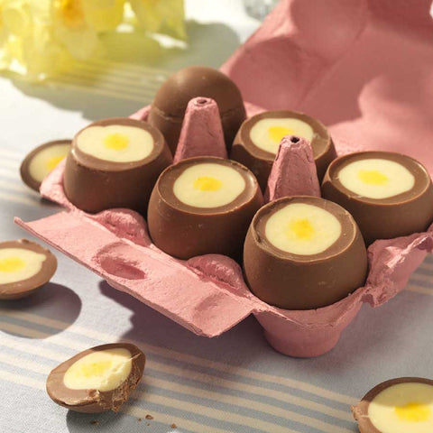 Caramel Filled Chocolate Eggs