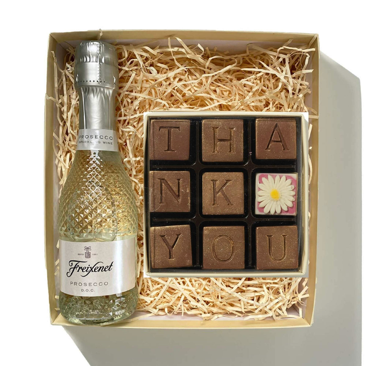 Prosecco Chocolate Thank You Gift Box