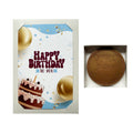 Chocolate Birthday Coin Card - Blue