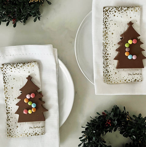 Decorate Your Own Chocolate Christmas Trees