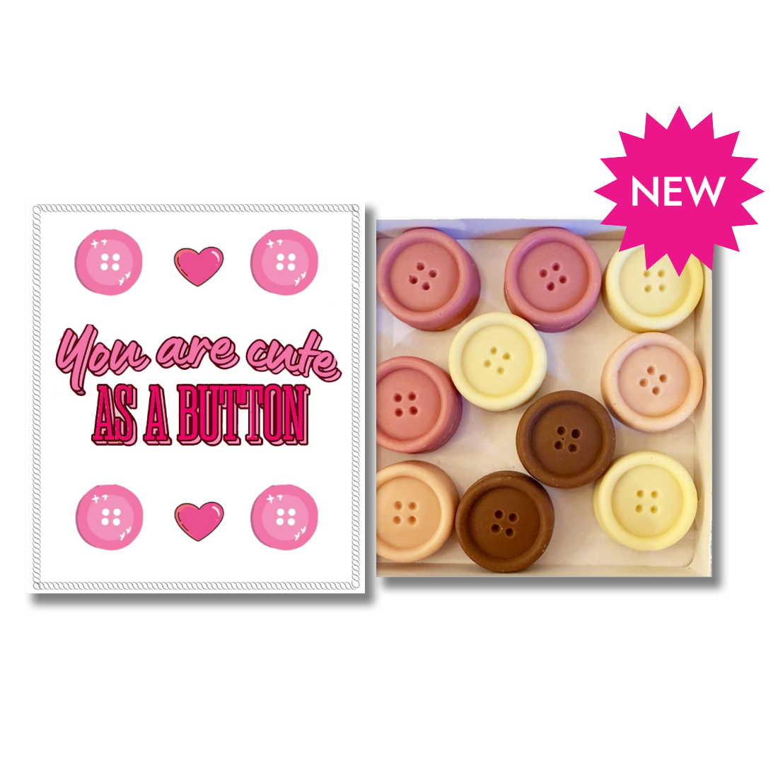 Cute as Chocolate Button