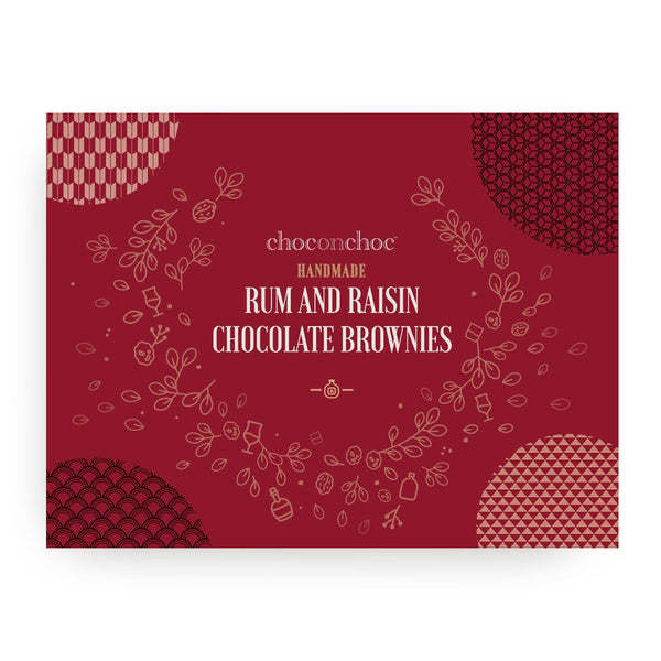 Rum and Raisin Chocolate Brownies
