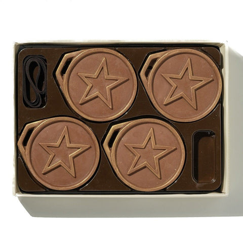 Gold Chocolate Medals Gift Set