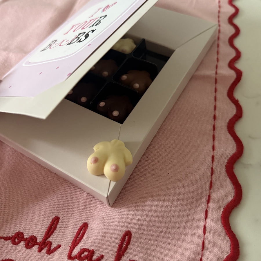 I Love Your Boobies Chocolate Card