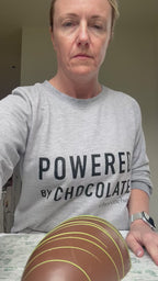 Giant Pistachio and Candyfloss Easter Egg Half