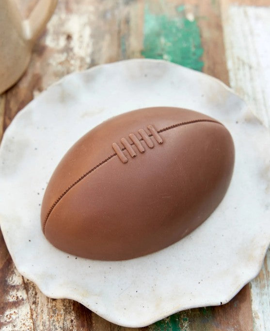 Giant Chocolate Rugby Ball Half