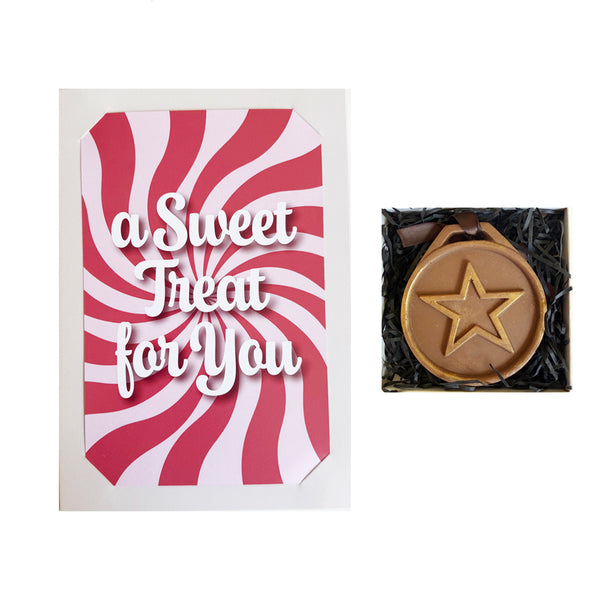 A Sweet Treat for you! Chocolate Medal Card