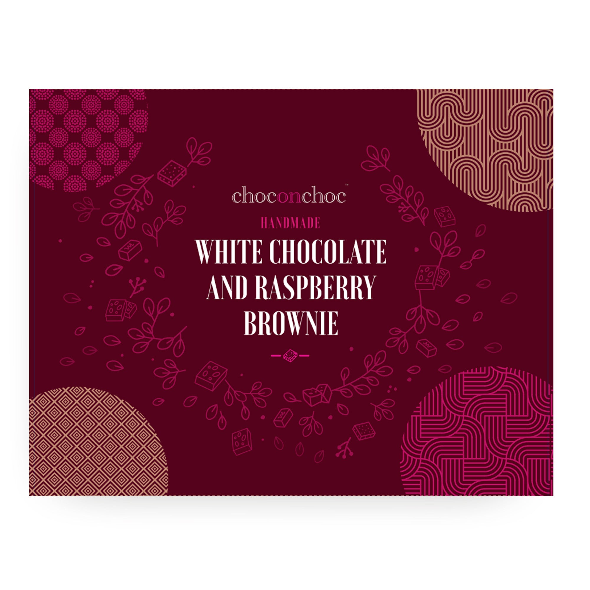 White Chocolate and Raspberry Brownie