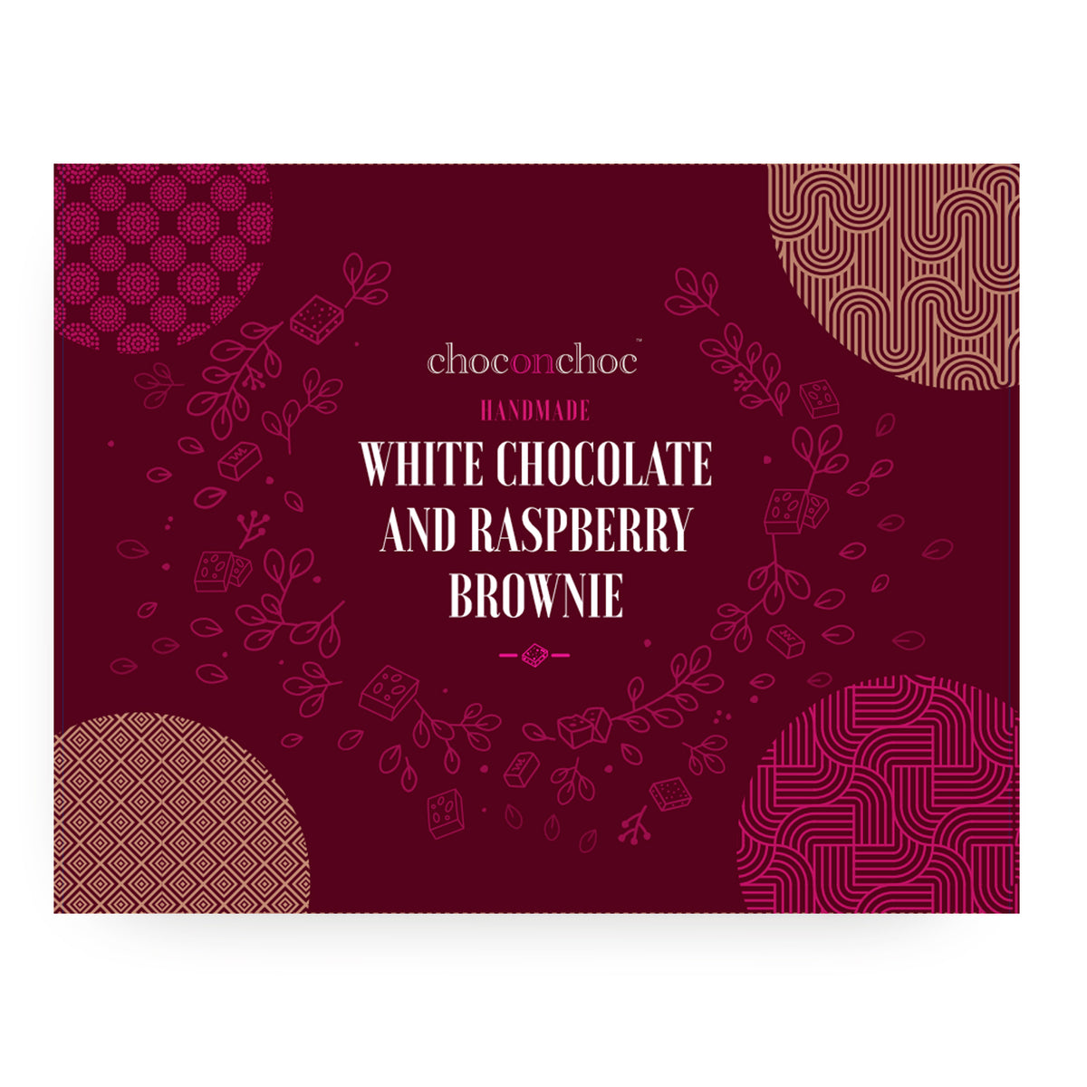 White Chocolate and Raspberry Brownie