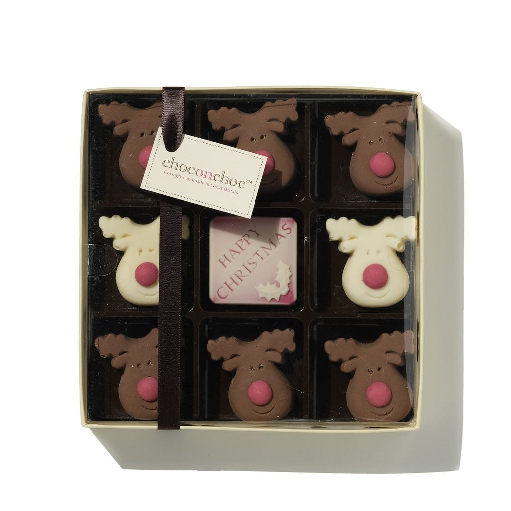 Christmas Chocolate Reindeer Box, christmas chocolate, stocking fillers